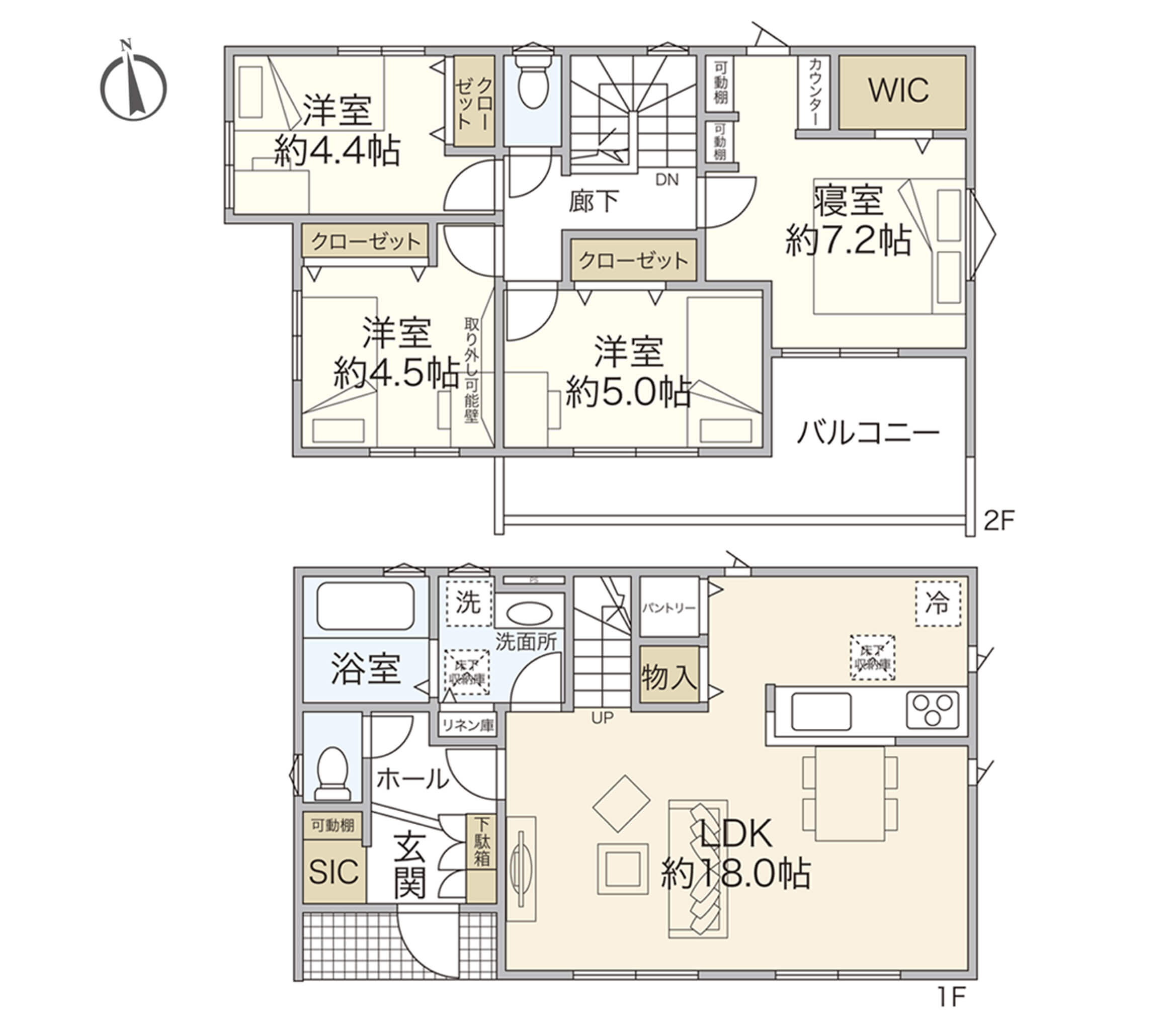 2号棟 間取図