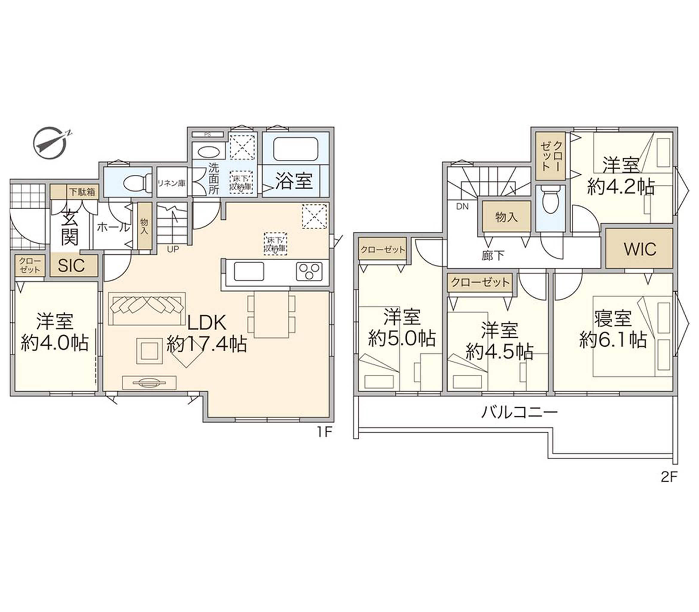 1号棟 間取図