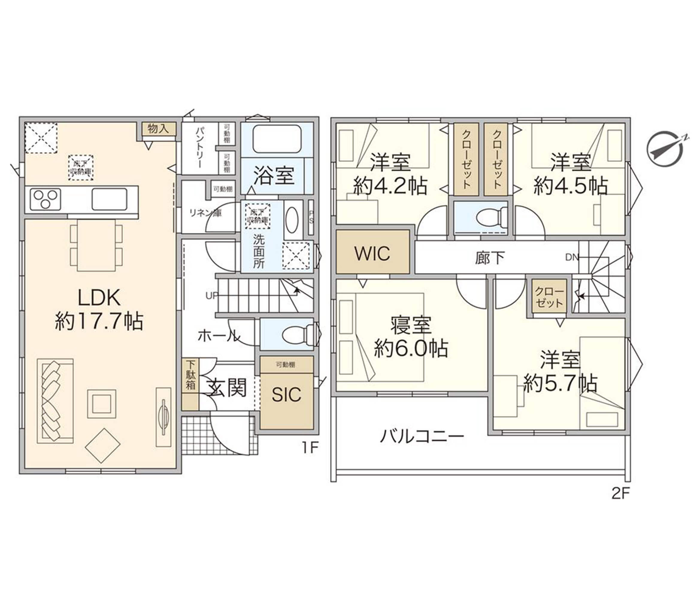 2号棟 間取図