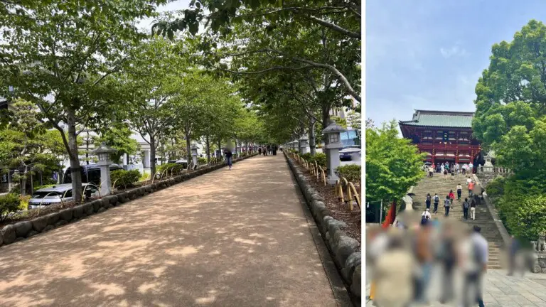 鶴岡八幡宮と若宮大路